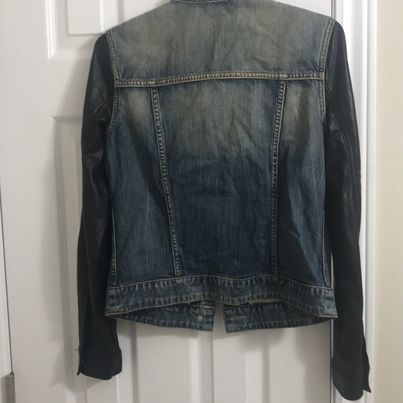 Talus Jean jacket with faux leather sleeves - Picture 3 of 3